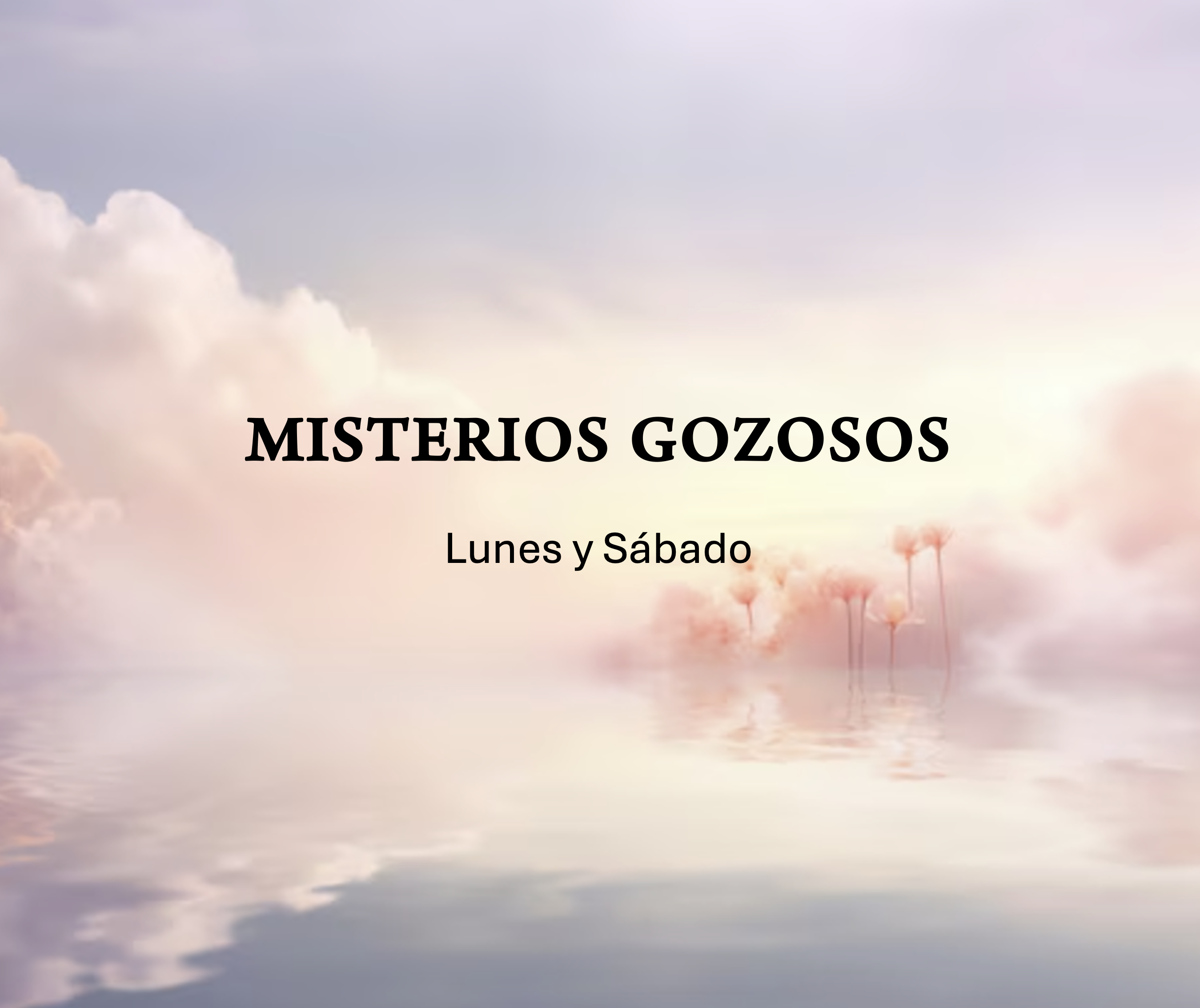 misterios gozosos como rezar el rosario